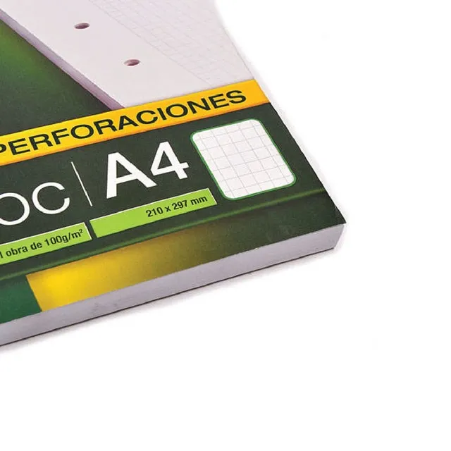 Bloc de hojas A4 x80U